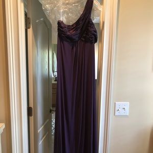 David’s Bridal purple Bridesmaid dress